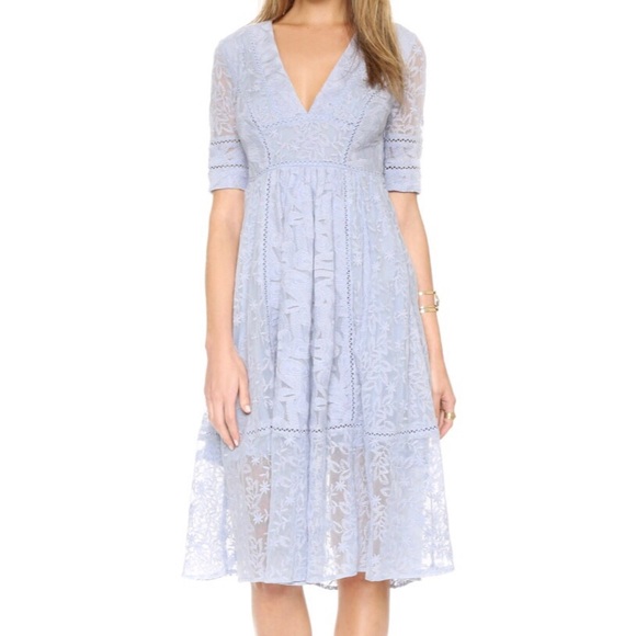 Free People Dresses & Skirts - Mountain Laurel FP lace midi dress